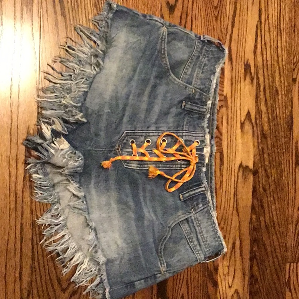 We the Free Beckett lace up shorts.